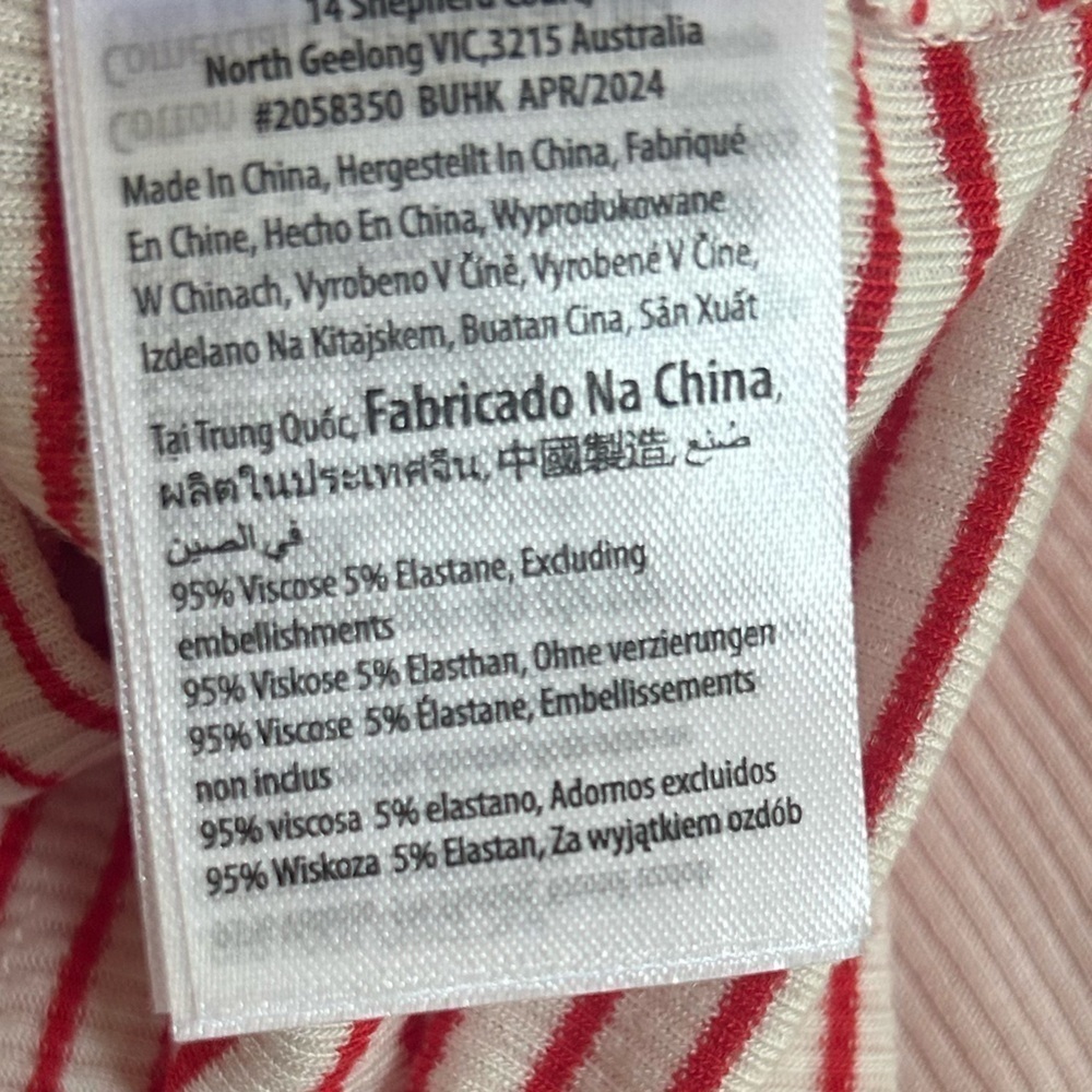NWT Cotton On Striped and Solid V-Neck Tops - Picture 10 of 10